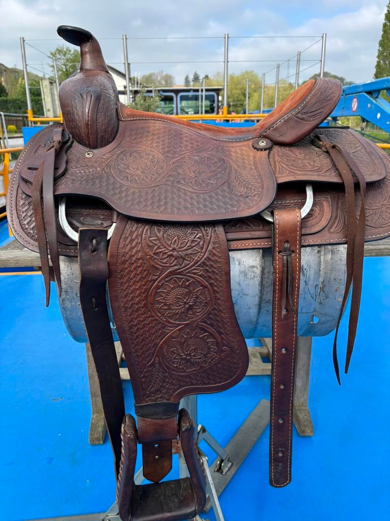 Selle Western en parfait état, Animaux & Accessoires, Enlèvement, Comme neuf, Western