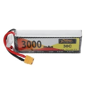2x 4s 3000mah lipo batterijen van zop power. €15 per elk., Ophalen of Verzenden, Gebruikt, Overige merken