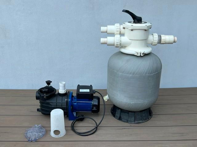 Pomp + zandfilter, Tuin en Terras, Zwembad-toebehoren, Gebruikt, Zwembadpomp, Ophalen