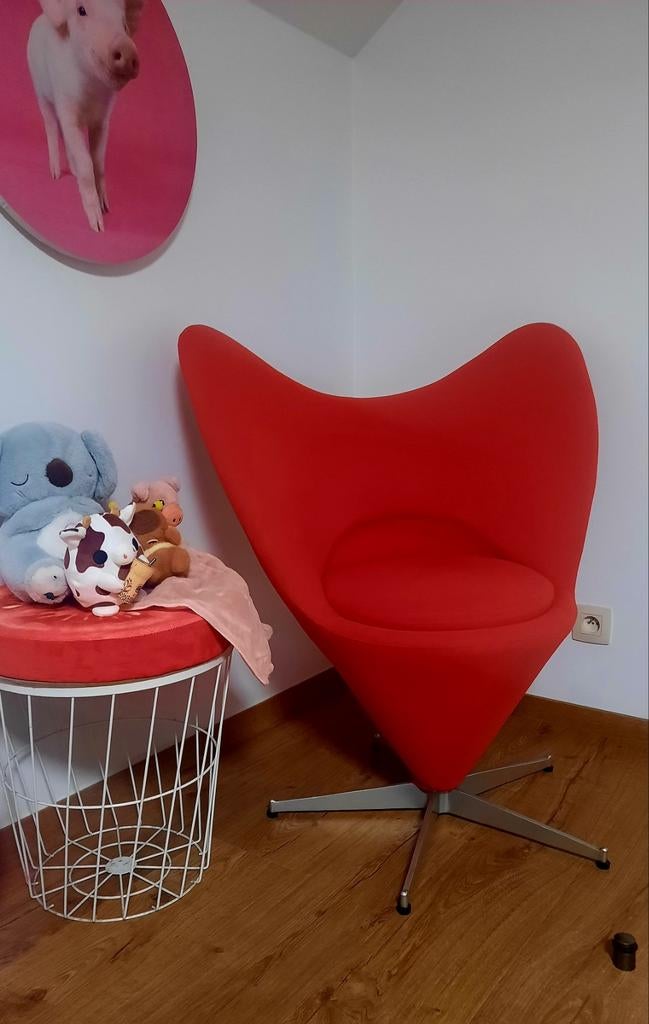 Design Heart Cone Chair, Verner Panton (stoel / fauteuil), Enlèvement