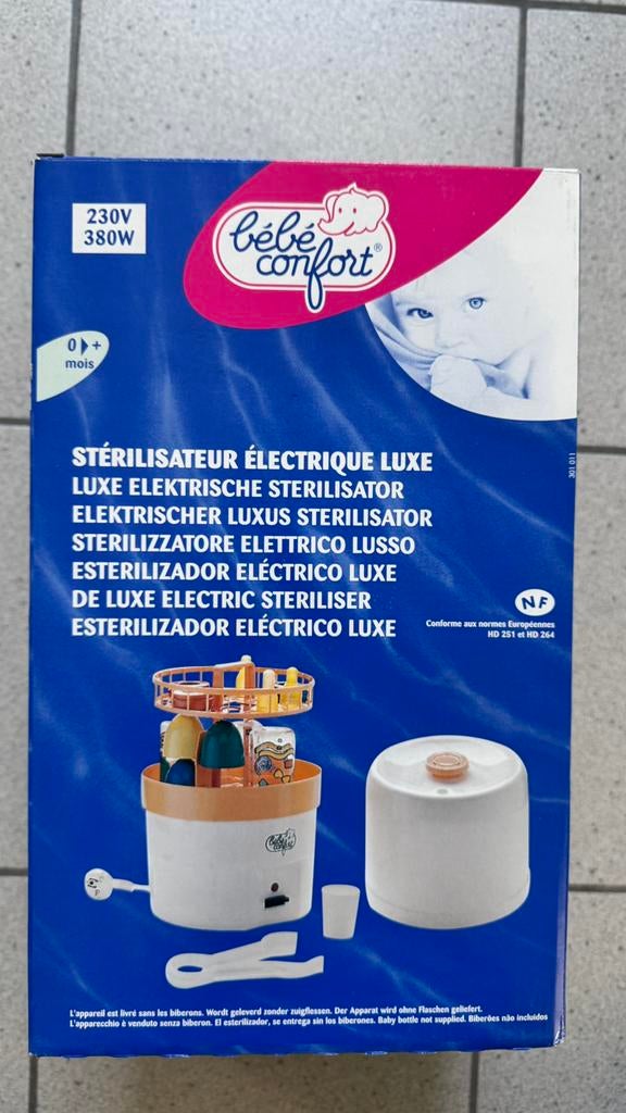 Luxe elektrische sterlisator, Ophalen, Zo goed als nieuw