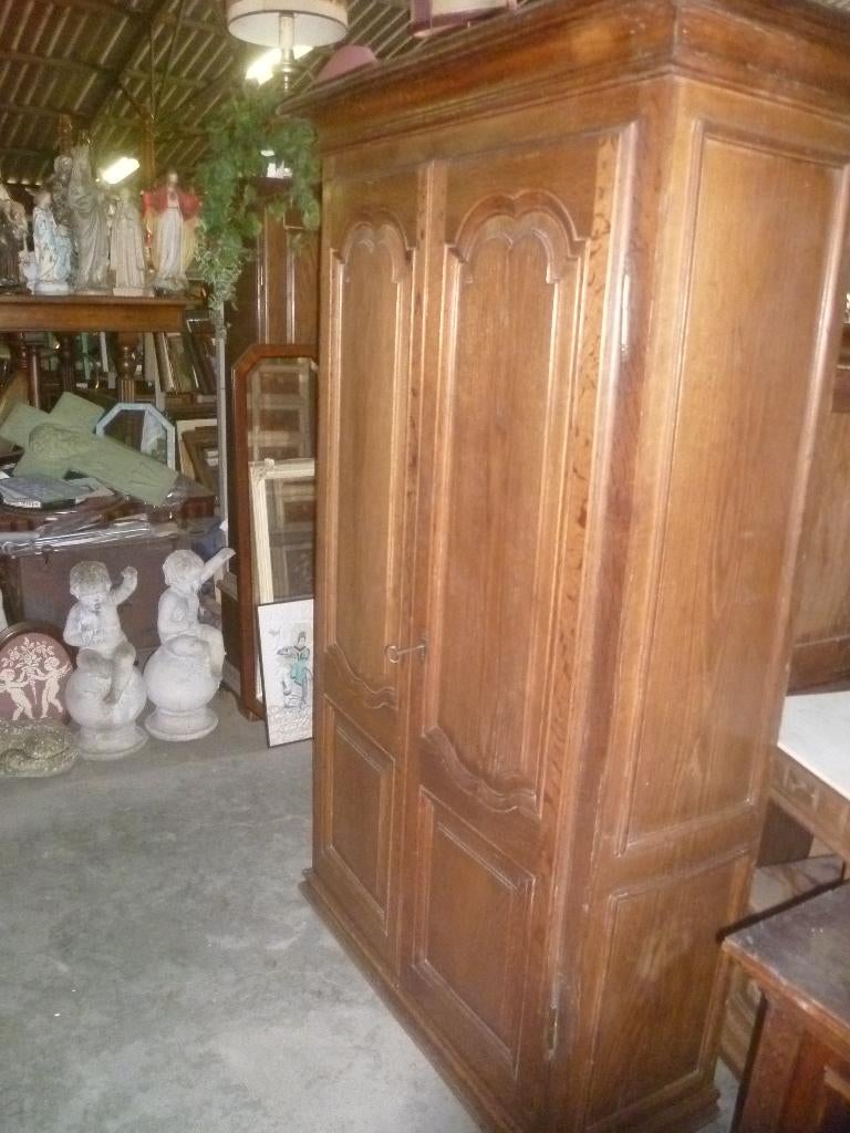 ANTIEKE EIKEN HAL KLEERKAST, Antiquités & Art, Enlèvement