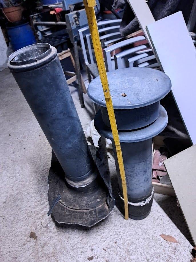 schoorstenen - rookafvoerbuis, Ophalen, Zo goed als nieuw