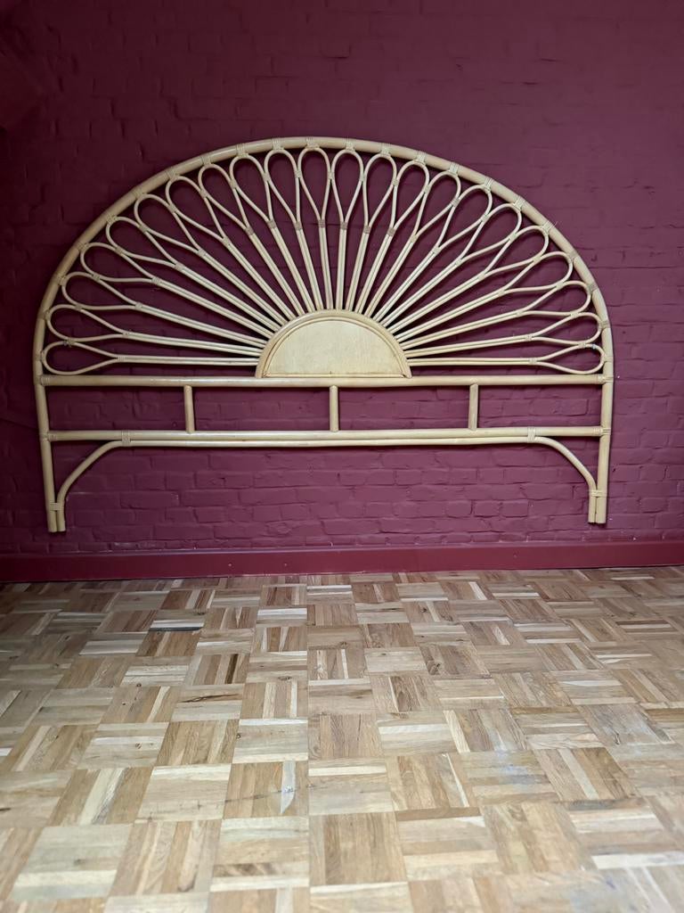 XL rotan hoofdbord / wanddecoratie – 285 cm – boho stijl, Ophalen, Zo goed als nieuw