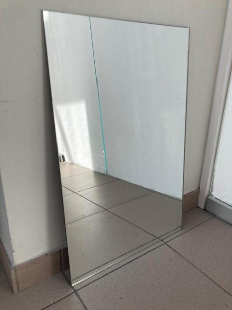 spiegel rechthoekig 60/40, Antiek en Kunst, Antiek | Spiegels, Minder dan 50 cm, Minder dan 100 cm, Rechthoekig, Ophalen