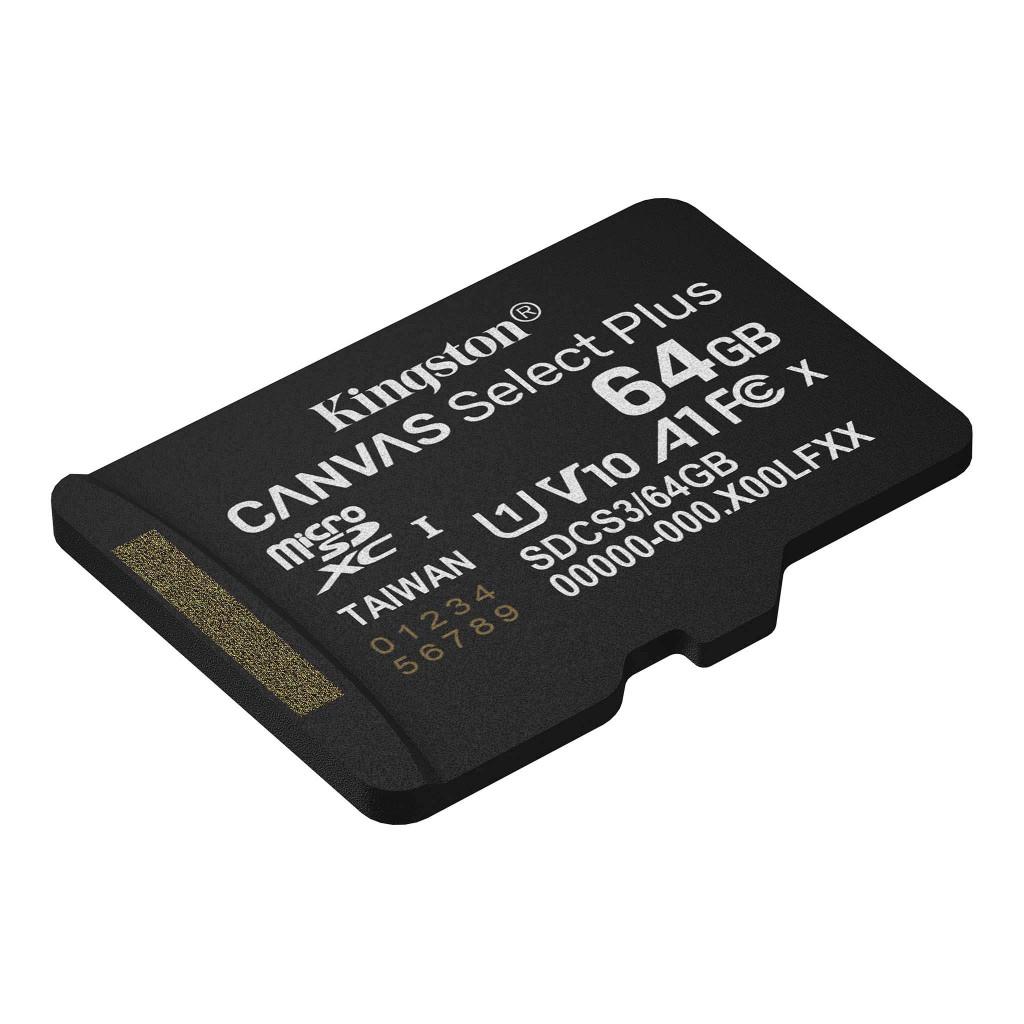 Kingston Canvas Select Plus microSD 64 Go, Neuf, Autres, MicroSD, 64 GB
