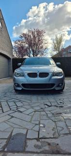 Bmw e60 525d 130kw 2006, Auto's, 4 deurs, Achterwielaandrijving, Zwart, Leder en Stof