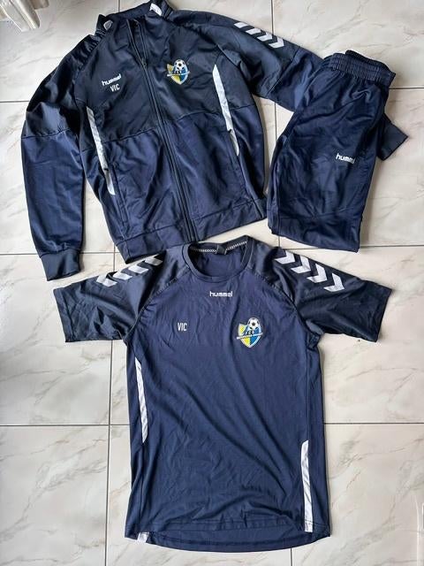 club d'entraînement avec nom Hummel taille L (nr1964a), Sports & Fitness, Football, Taille L, Enlèvement ou Envoi, Comme neuf