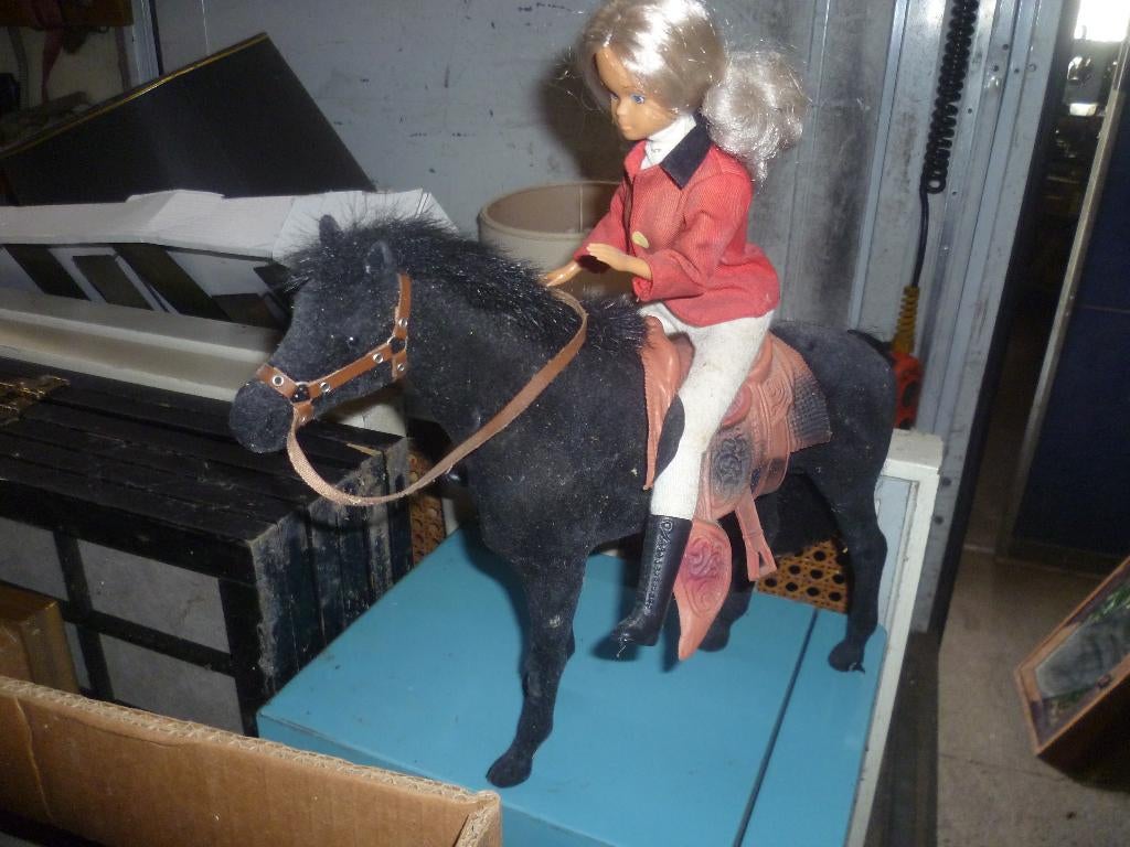 OUD SPEELGOED PAARD MET RUITER, Enlèvement