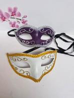 💜 2 masques vénitiens 🤍, Vêtements | Femmes, Costumes de carnaval & Vêtements de fête, Enlèvement ou Envoi, Comme neuf, Accessoires