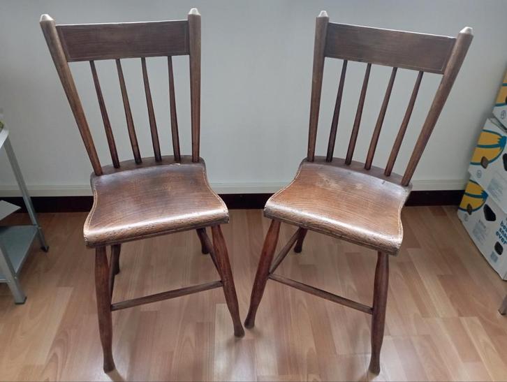 chaises en bois, Maison & Meubles, Chaises, Deux, Enlèvement