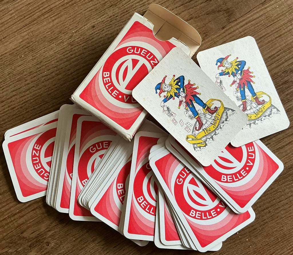Kaartspel GUEUZE BELLE-VUE, Ophalen of Verzenden, Zo goed als nieuw, Speelkaart(en)