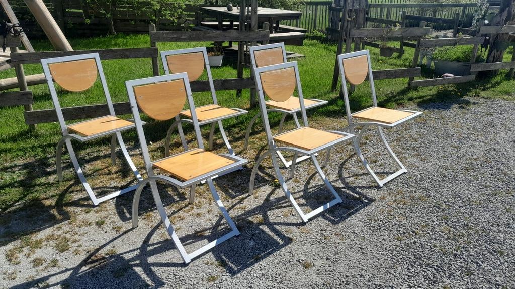Lot de 6 chaises vintage KFF, Maison & Meubles, Chaises, Enlèvement