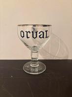 Oud Trappisten bierglas Orval 75jaar, Ophalen of Verzenden, Zo goed als nieuw, Glas of Glazen, Overige merken