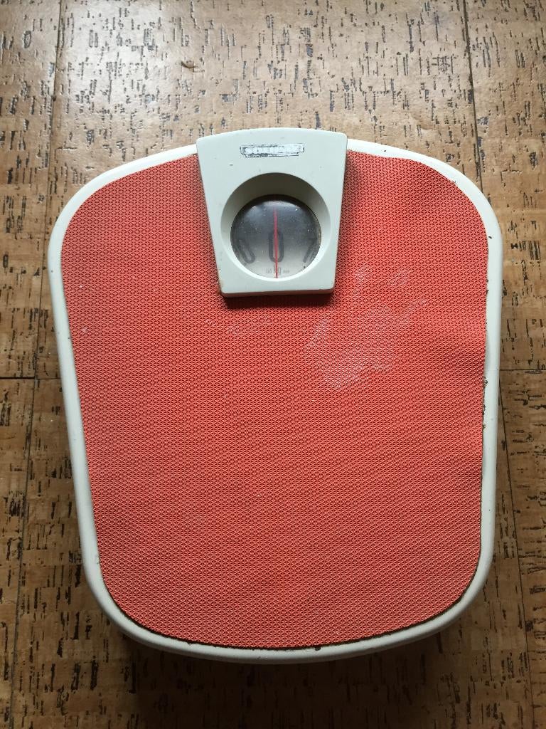 oude antieke personen weegschaal, Electroménager, Balances, Enlèvement ou Envoi, Utilisé, Pèse-personne, Analogique