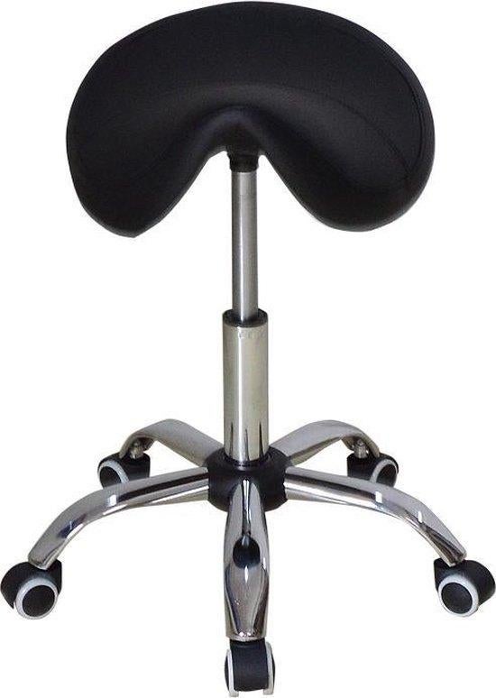 Zadelkruk - Kapperskruk Ergonomisch en in hoogte verstelbaar, Comme neuf, Enlèvement ou Envoi, Tabouret de bureau, Ergonomique