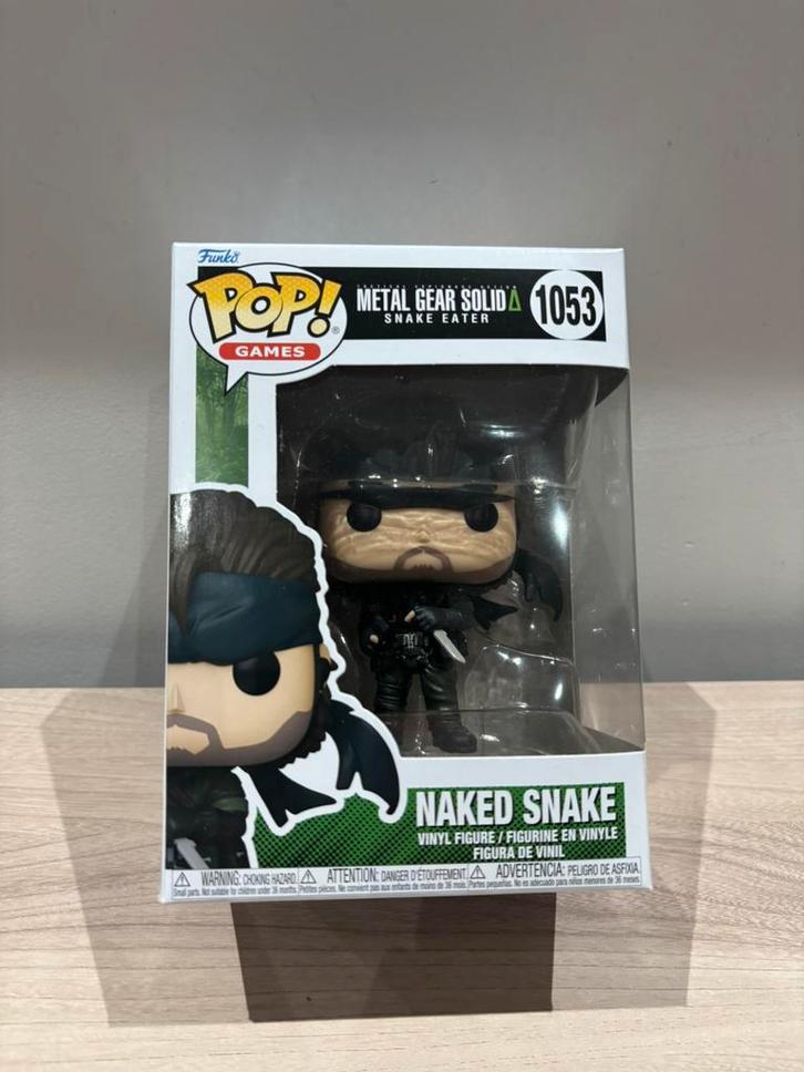 Funko Pop! 1053 Naked Snake Metal Gear Solid 3 Snake Eater, Verzamelen, Poppetjes en Figuurtjes, Zo goed als nieuw, Ophalen of Verzenden