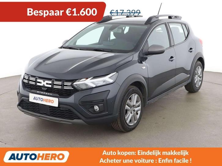 Dacia Sandero 1.0 TCe Stepway Expression (bj 2023), Auto's, Dacia, Te koop, Sandero Stepway, ABS, Airbags, Airconditioning, Android Auto