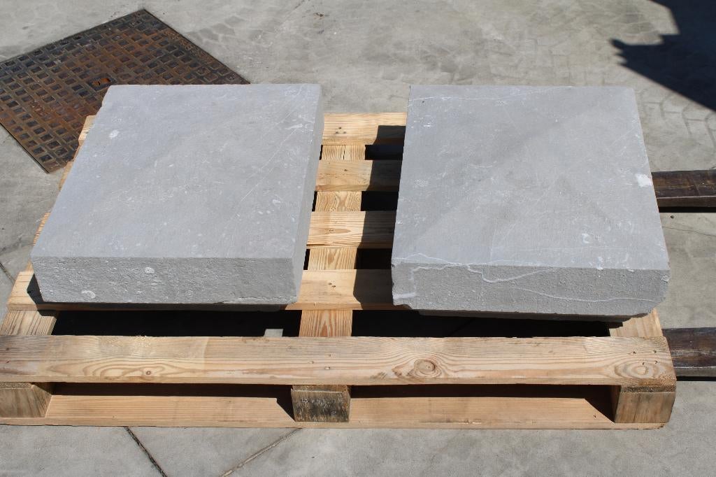 diamantkop, blauwe stenen muurhoed., Doe-het-zelf en Bouw, Metselstenen, Gebruikt, Overige typen, Ophalen