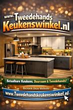 ⭐TWEEDEHANDSKEUKENSWINKEL KEUKENS BESPAAR TOT WEL 70% ⭐, Huis en Inrichting, Wit, Dubbelwandige keuken, Ophalen of Verzenden, Zo goed als nieuw