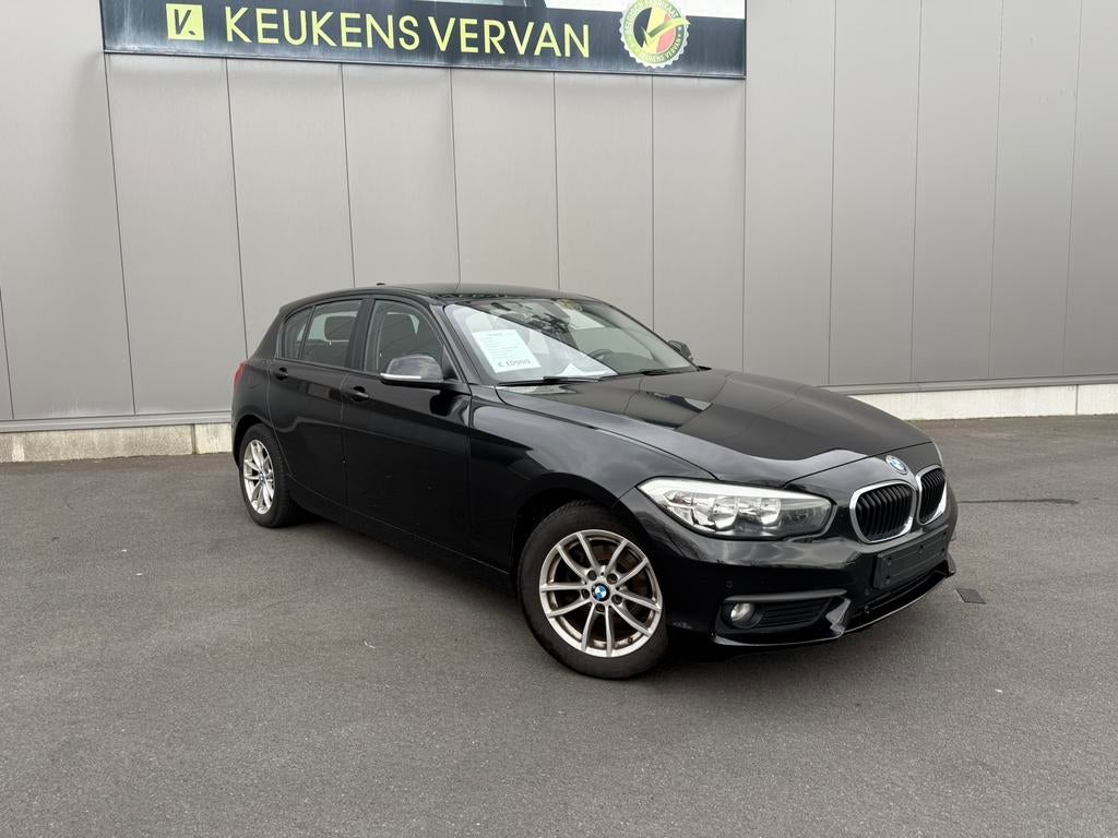 Bmw 116i 2018 klaar voor keuring en goed onderhouden, 4 deurs, 1 Reeks, Bluetooth, Zwart