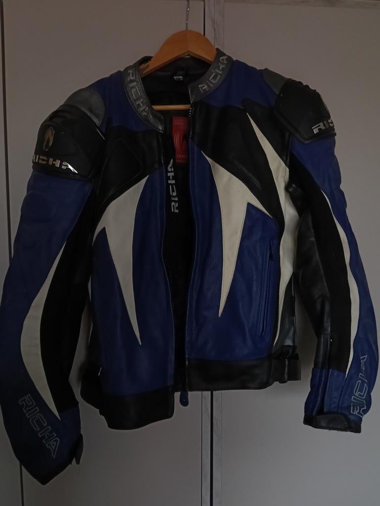 Richa lederen motorjas heren, Motoren, Kleding | Motorkleding, Ophalen, Heren