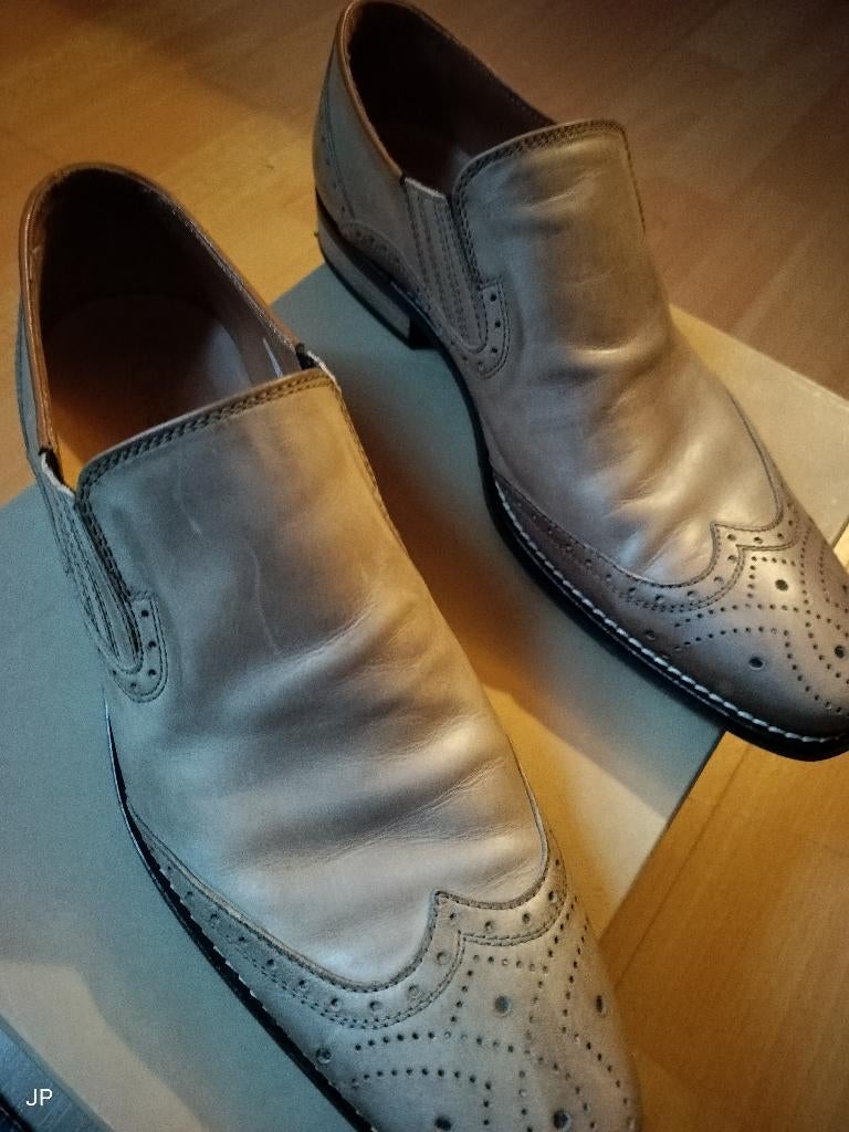Lederen schoenen van Olivier Strelli nieuw!, Vêtements | Hommes, Chaussures, Neuf, Autres couleurs, Enlèvement, Autres types