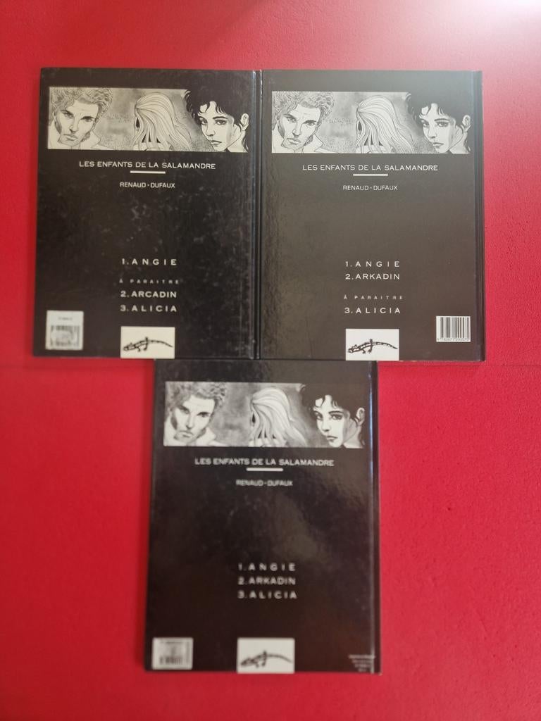 Lot de 3 bd les enfants de la salamandre 1 à 3, Enlèvement ou Envoi