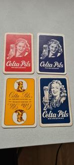 4 kaarten meiresonne, Verzamelen, Biermerken, Ophalen of Verzenden