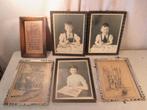 6 magnifiques cadres photo anciens en bois, 26 x 20, Enlèvement ou Envoi, Comme neuf