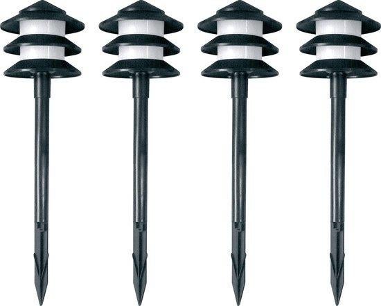 Tuinlamp Pagode 4-pack nieuw, Tuin en Terras, Buitenverlichting, Ophalen, Kunststof, Minder dan 50 watt, Staande lamp