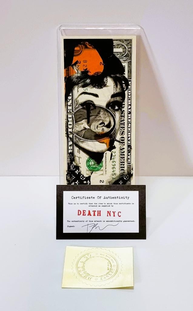 Audrey Hepburn - 1 Dollar - Death NYC - Pop art - A/P, Verzamelen, Overige Verzamelen, Zo goed als nieuw, Ophalen of Verzenden