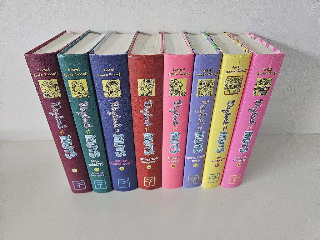 8 jeugdboeken Dagboek van een Muts, Livres, Livres pour enfants | Jeunesse | 10 à 12 ans, Enlèvement ou Envoi