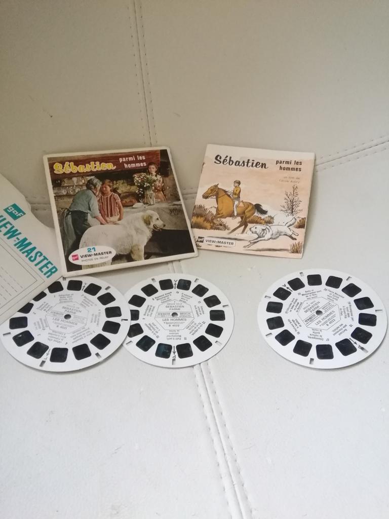 Viewmaster view-master Sébastien onder mannen, Ophalen of Verzenden, Zo goed als nieuw