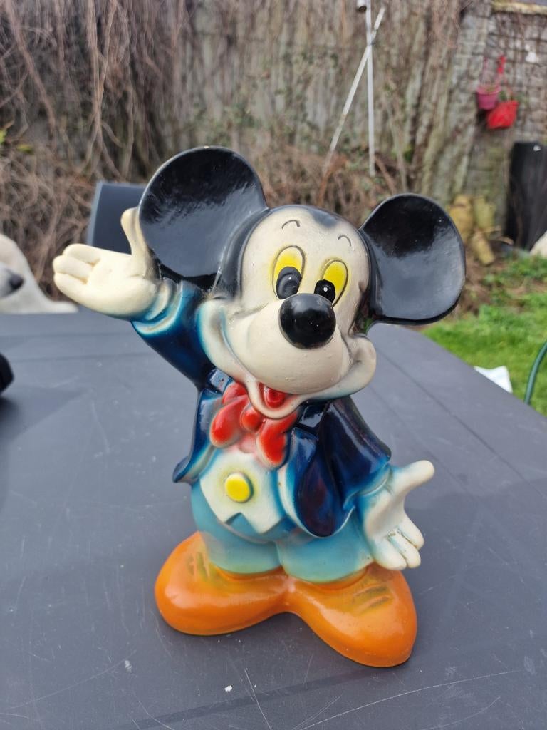 Spaarpot mickey mouse in porselein, Verzamelen, Ophalen of Verzenden, Mickey Mouse