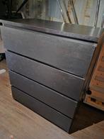 Commode Ikea Malm brun foncé 4 tiroirs, Enlèvement