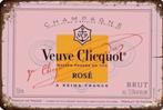 Panneau pub en métal Veuve Cliquot - rétro vintage mancave, Enlèvement ou Envoi, Neuf, Panneau publicitaire