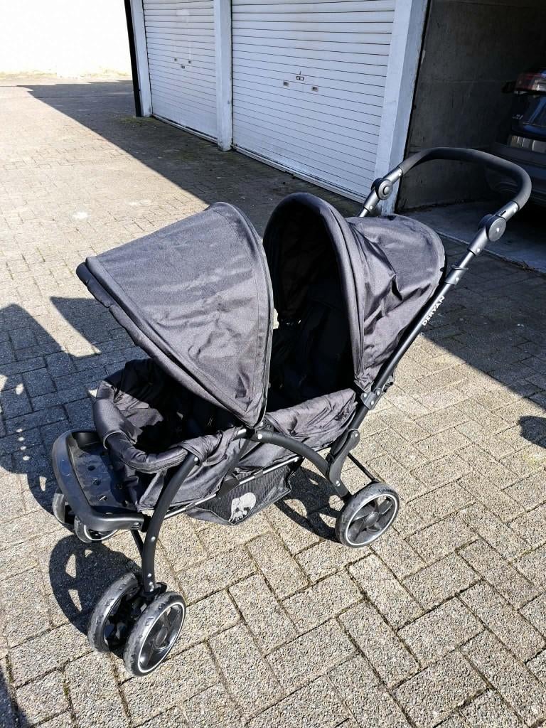 Buggy tweeling, Ophalen, Zo goed als nieuw, Overige merken, Verstelbare rugleuning