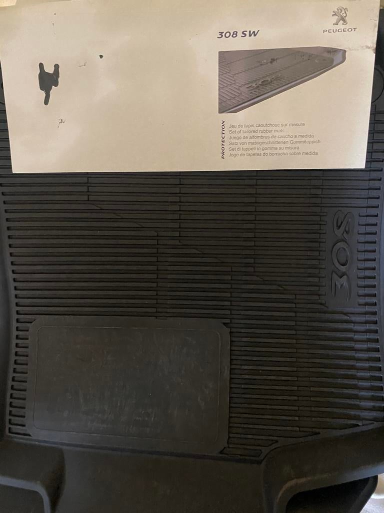 Rubber matten set peugeot 308, Ophalen, Zo goed als nieuw