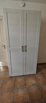 Tweedeurs kleding kast Ikea wit, Huis en Inrichting, Kasten | Kleerkasten, Ophalen, Gebruikt, 50 tot 100 cm, 150 tot 200 cm