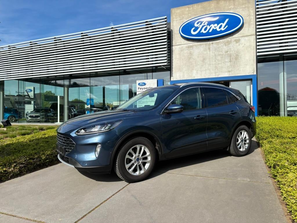Ford Kuga EcoBoost Titanium Manueel, 1800 kg, Entreprise, Boîte manuelle, Bleu