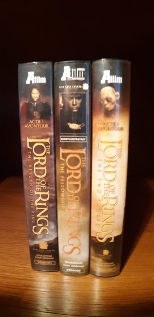 3 VHS Video's Lord Of The Rings, Cd's en Dvd's, VHS | Film, Alle leeftijden, Ophalen of Verzenden, Gebruikt, Science Fiction en Fantasy