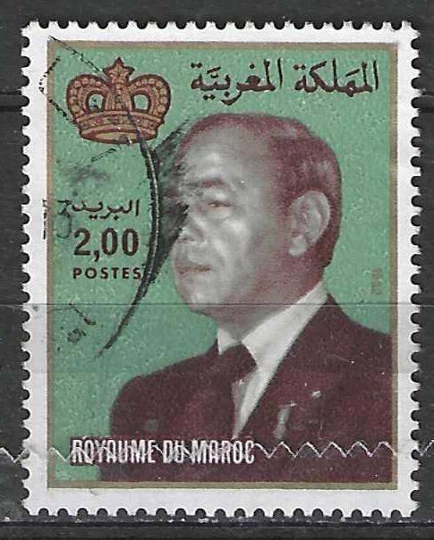 Maroc 1996 - Yvert 1191A - Roi Hassan II - 2 d. (ST), Timbres & Monnaies, Timbres | Afrique, Affranchi, Maroc, Envoi