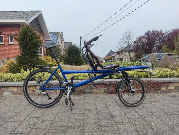 HASE PINO Tandem, Vélos & Vélomoteurs, Vélos | Tandems, Comme neuf, 15 à 20 vitesses, Suspension, Enlèvement