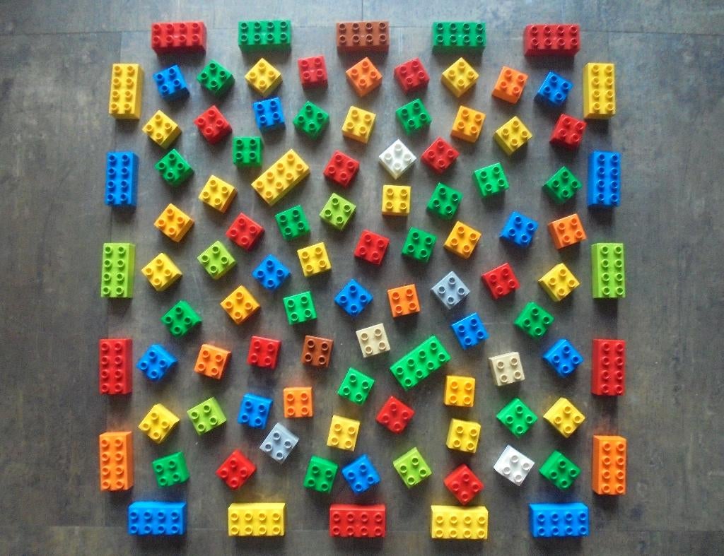 Lego Duplo Brick Set 154 (zie foto's), Kinderen en Baby's, Ophalen of Verzenden, Gebruikt, Losse stenen, Duplo