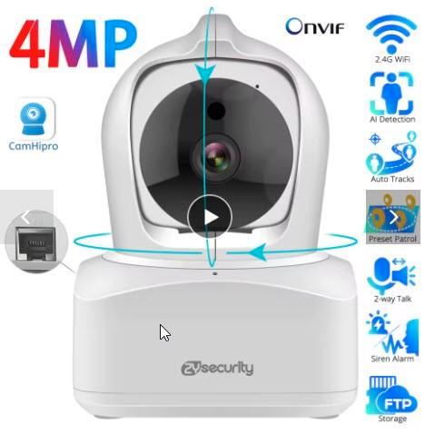 HICAM super ip camera 4 mp ! indoor, Audio, Tv en Foto, Videobewaking, Zo goed als nieuw, Binnencamera, Ophalen of Verzenden