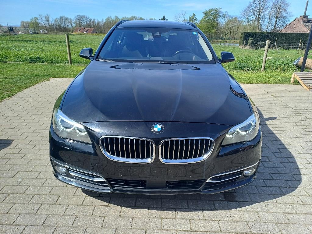 BMW 530da, Auto's, BMW, Achterwielaandrijving, 2000 kg, Zwart, Leder
