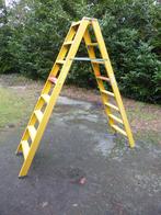 Staltor DTRG 2 x 8 treden glasvezelversterkte  trapladder, Doe-het-zelf en Bouw, Ophalen, Gebruikt, Trap, Opvouwbaar of Inschuifbaar