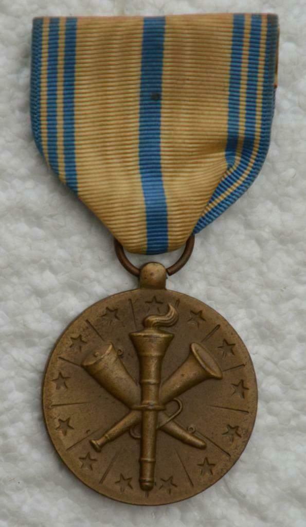 Medaille, USA Armed Forces Reserve medal, ing 1950, ZG, Verzamelen, Militaria | Algemeen, Landmacht, Lintje, Medaille of Wings
