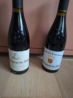 2X Chateauneuf-du-Pape, Verzamelen, Ophalen, Frankrijk, Nieuw, Rode wijn